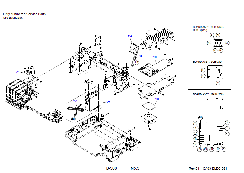 Epson B300 Parts Manual-4